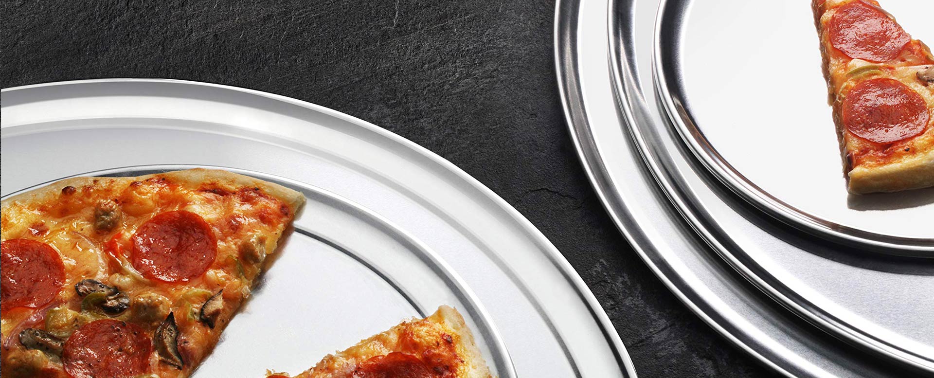Mga tray ng pizza ng aluminyo