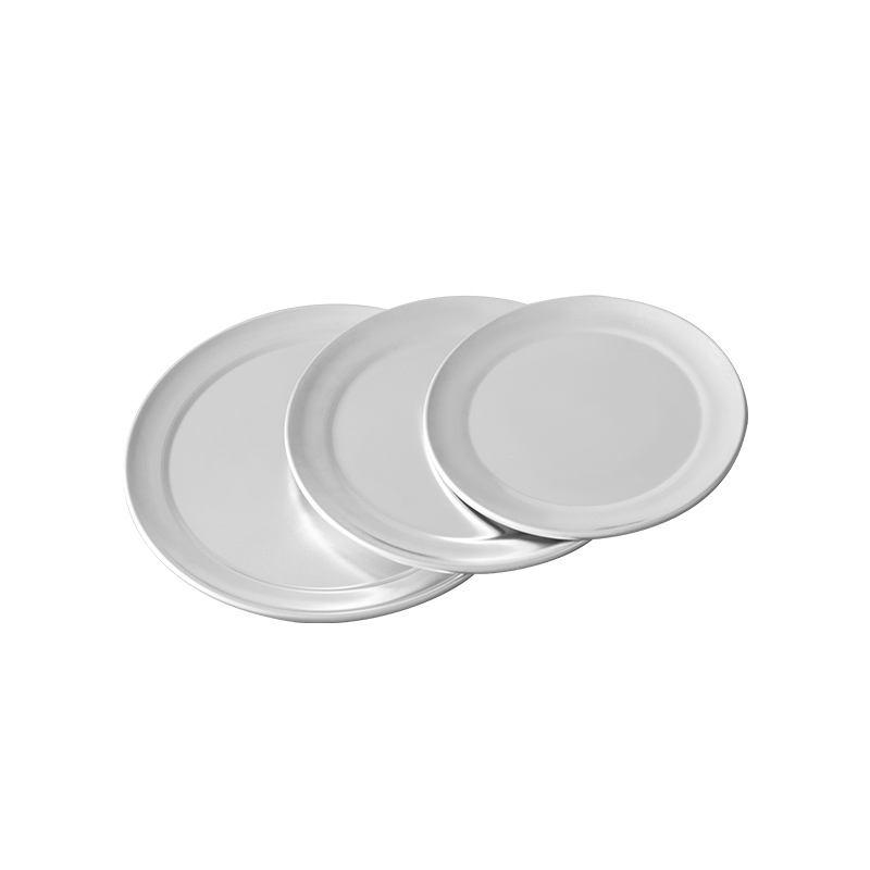 10-pulgada 18-gauge baking aluminyo malawak na rim pizza pan