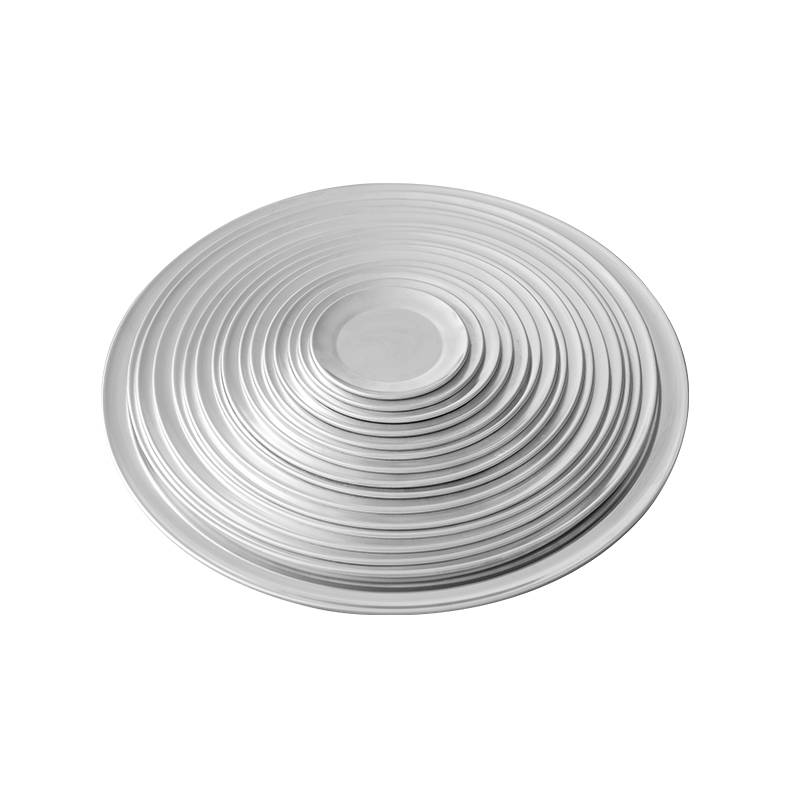 10-pulgada 18-gauge baking aluminyo malawak na rim pizza pan