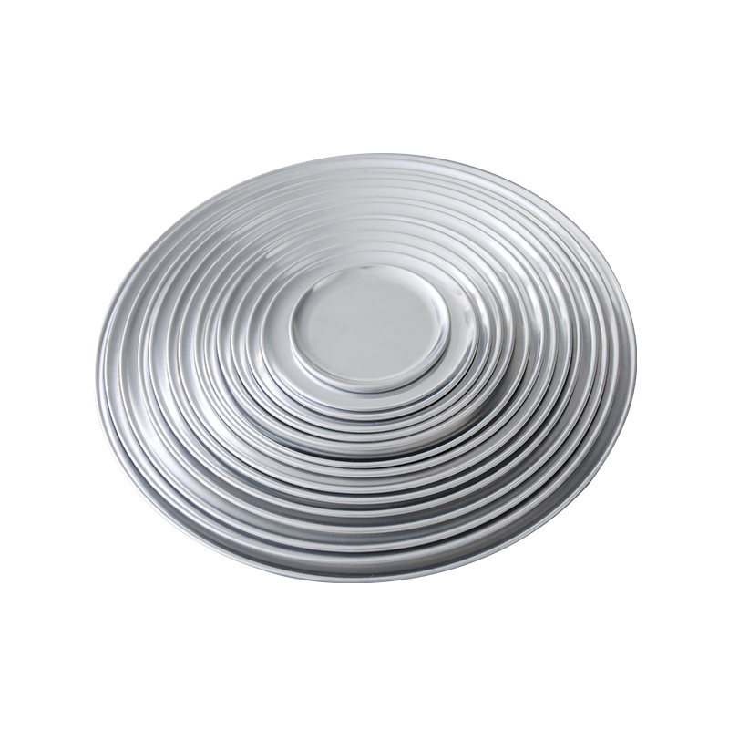 16-pulgada na restawran-grade aluminyo pizza pan coupe style